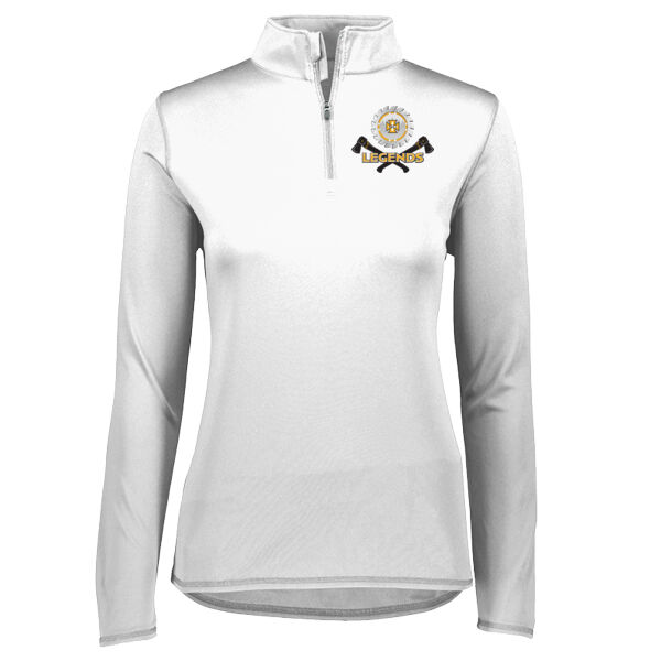 Ladies Attain Wicking 1/4 Zip Pullover - Printed Logo Thumbnail