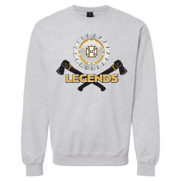 Gildan Softstyle Midweight Crewneck Sweatshirt - Printed Logo Thumbnail