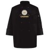 Ten Pearl Button Black Chef Coat Thumbnail