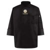 Black Knot Button Chef Coat Thumbnail